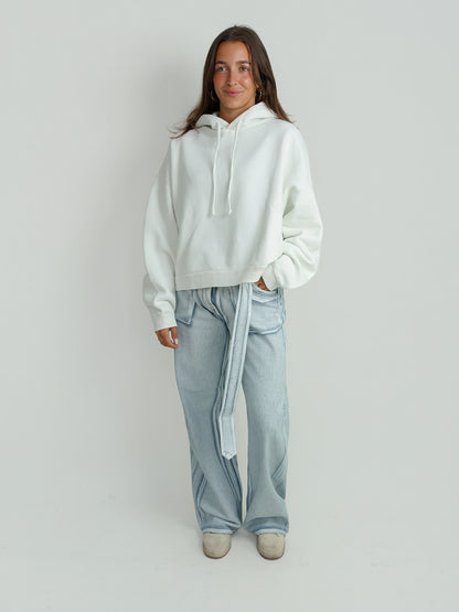 FESTER VINTAGE HOODIE ICE WHITE