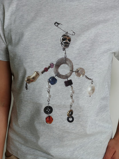 T-SHIRT GREY MELANGE