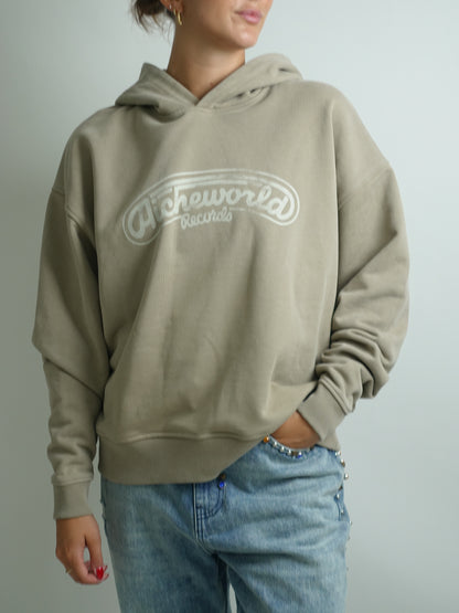 RECORDS HOODIE EARTH
