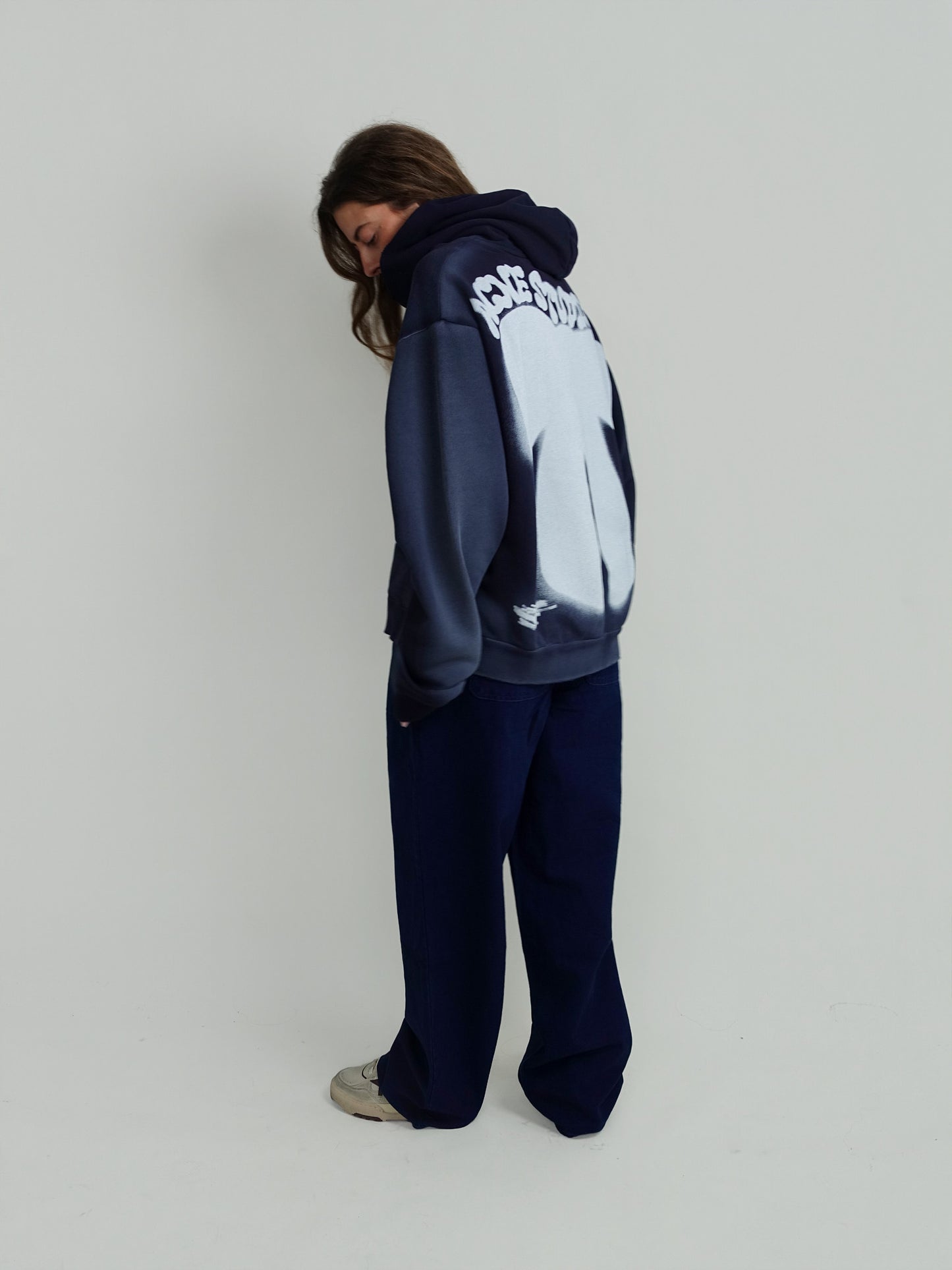 FRANZISKA MARKER BOW SWEATER NAVY BLUE