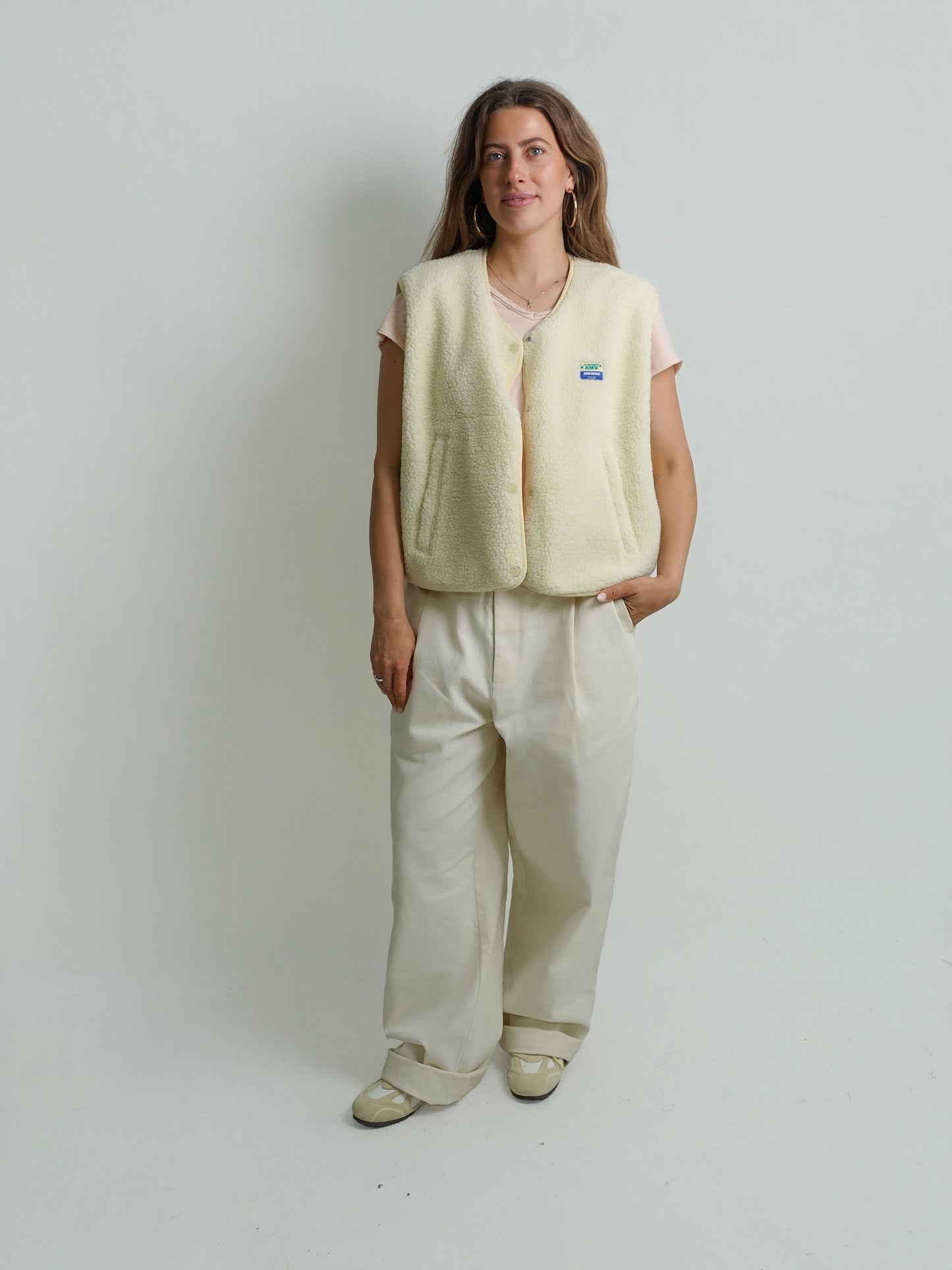 HOKTOWN GILET ECRU