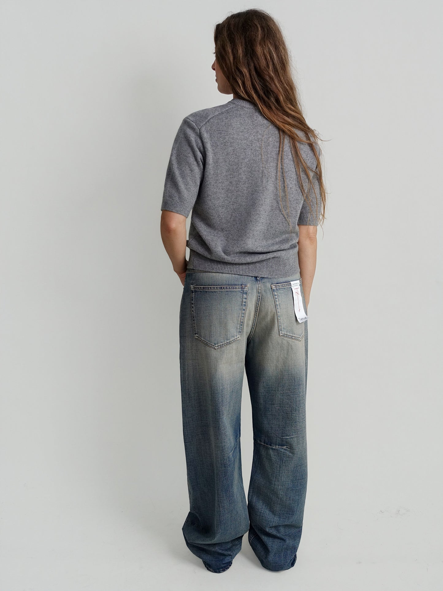 JODI SHORT-SLEEVE CARDIGAN GREY MELANGE