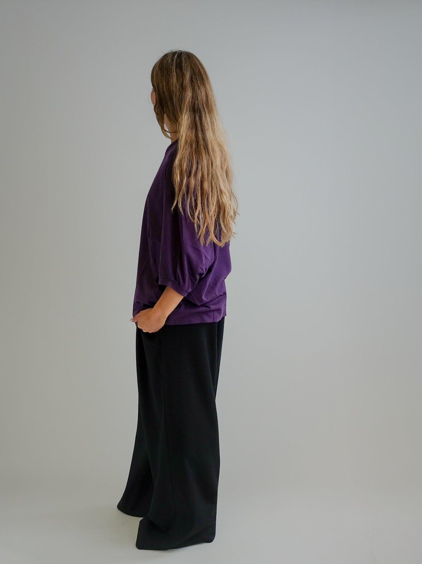HERISSA T-SHIRT DARK PURPLE