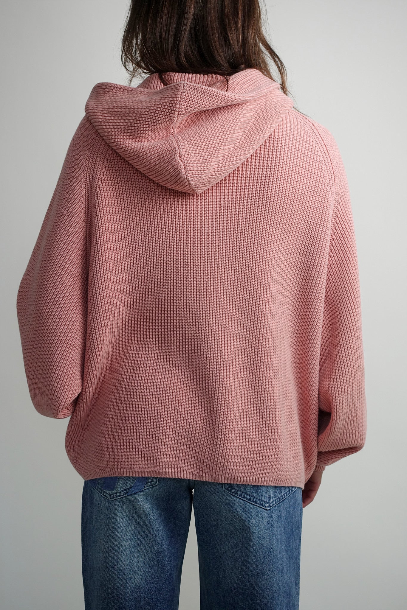 A LOGO FULL ZIP PINK