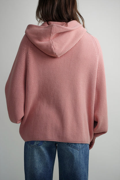 A LOGO FULL ZIP PINK