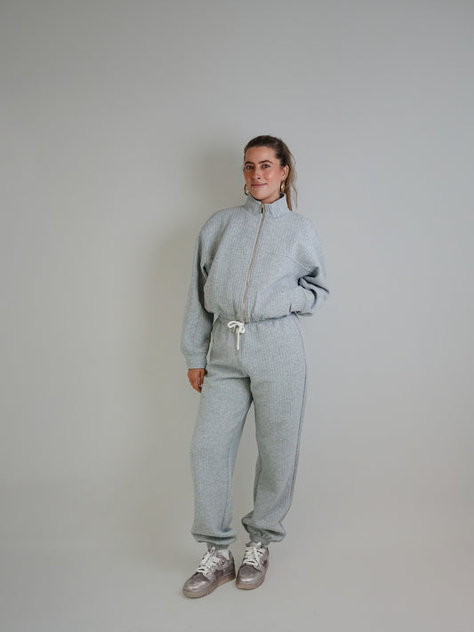 LENA CARDIGAN GREY MELANGE