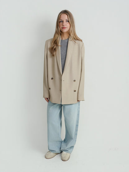 MINKA TAILORED JACKET BEIGE