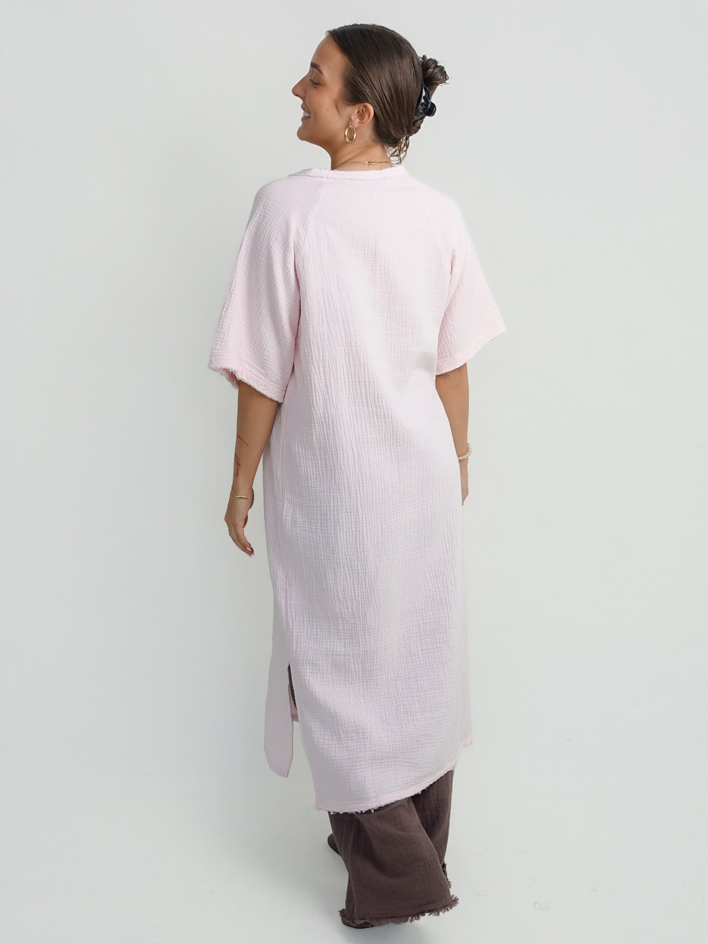 FIJI DRESS LIGHT ROSE