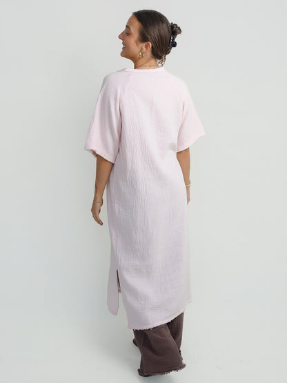 FIJI DRESS LIGHT ROSE