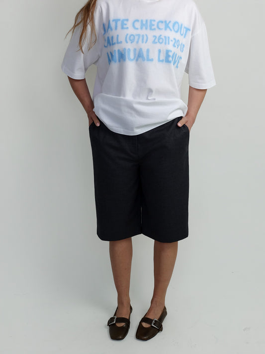 PEB SHORT PEGGED PANT BLACK