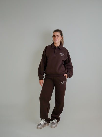 POLO SWEATER CHOCOLATE