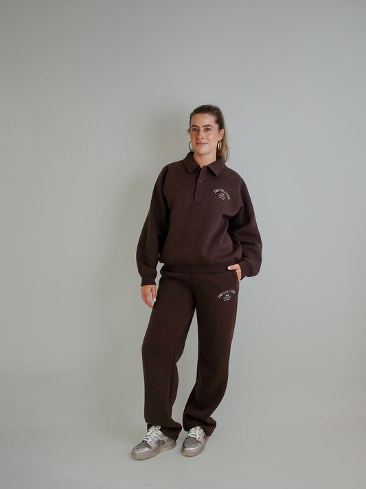 POLO SWEATER CHOCOLATE