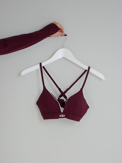 DEMI BRA CHERRY RED