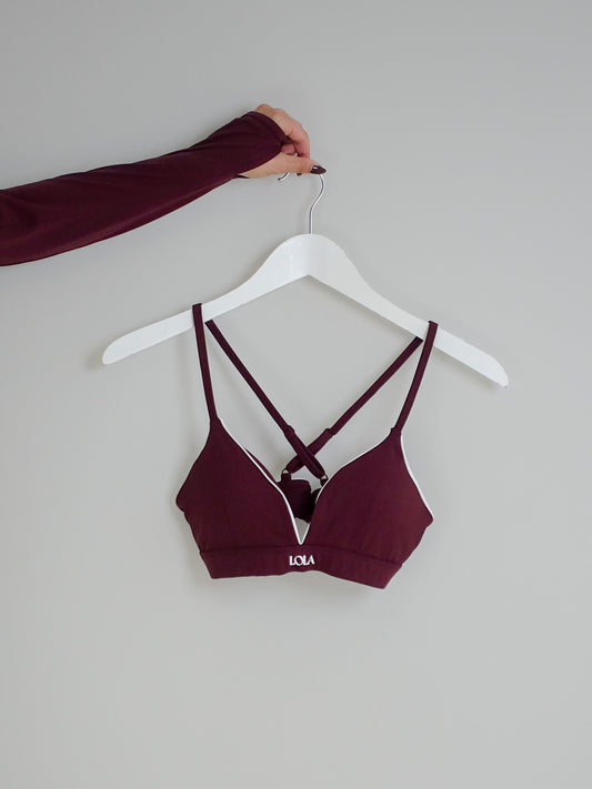 DEMI BRA CHERRY RED