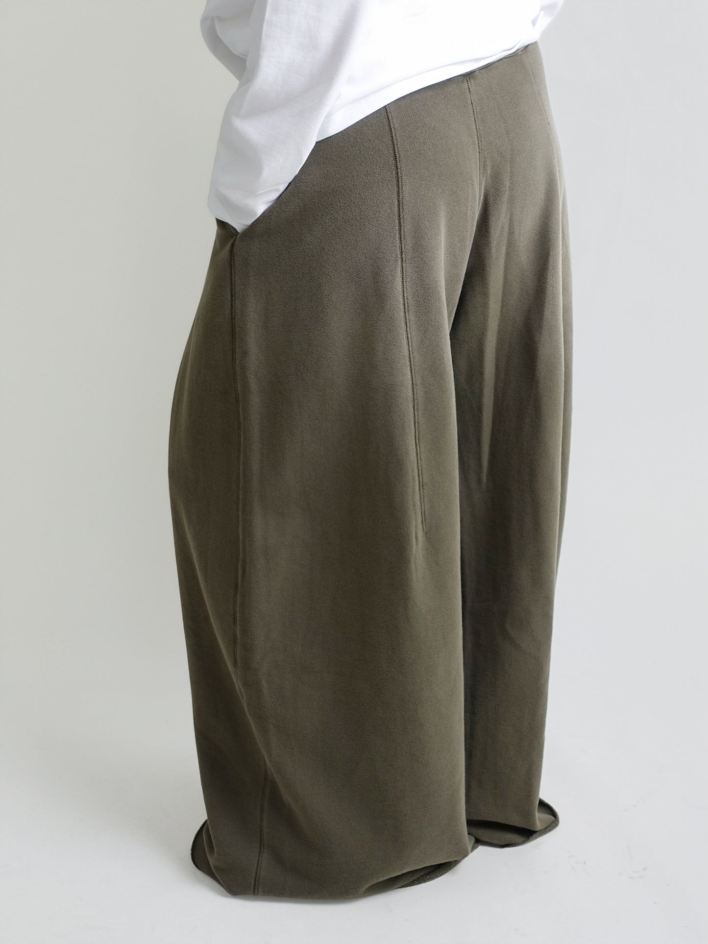 FOLDOVER SWEATPANT OLIVE GREEN