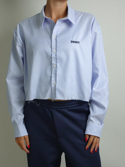 FRANKIE WHITE BLUE STRIPE