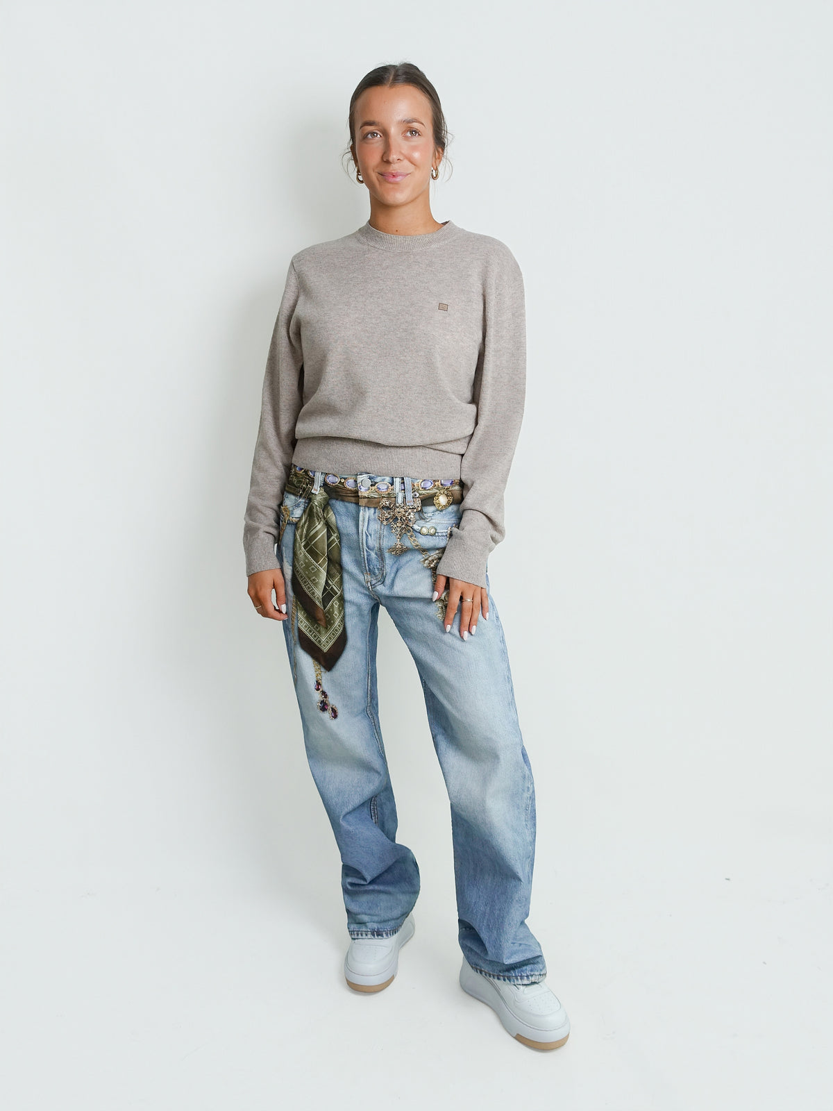 TROUSERS LIGHT BLUE