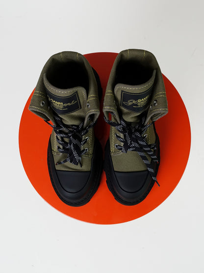 CLEATED CANVAS TRAIL MILITARY OLIVE