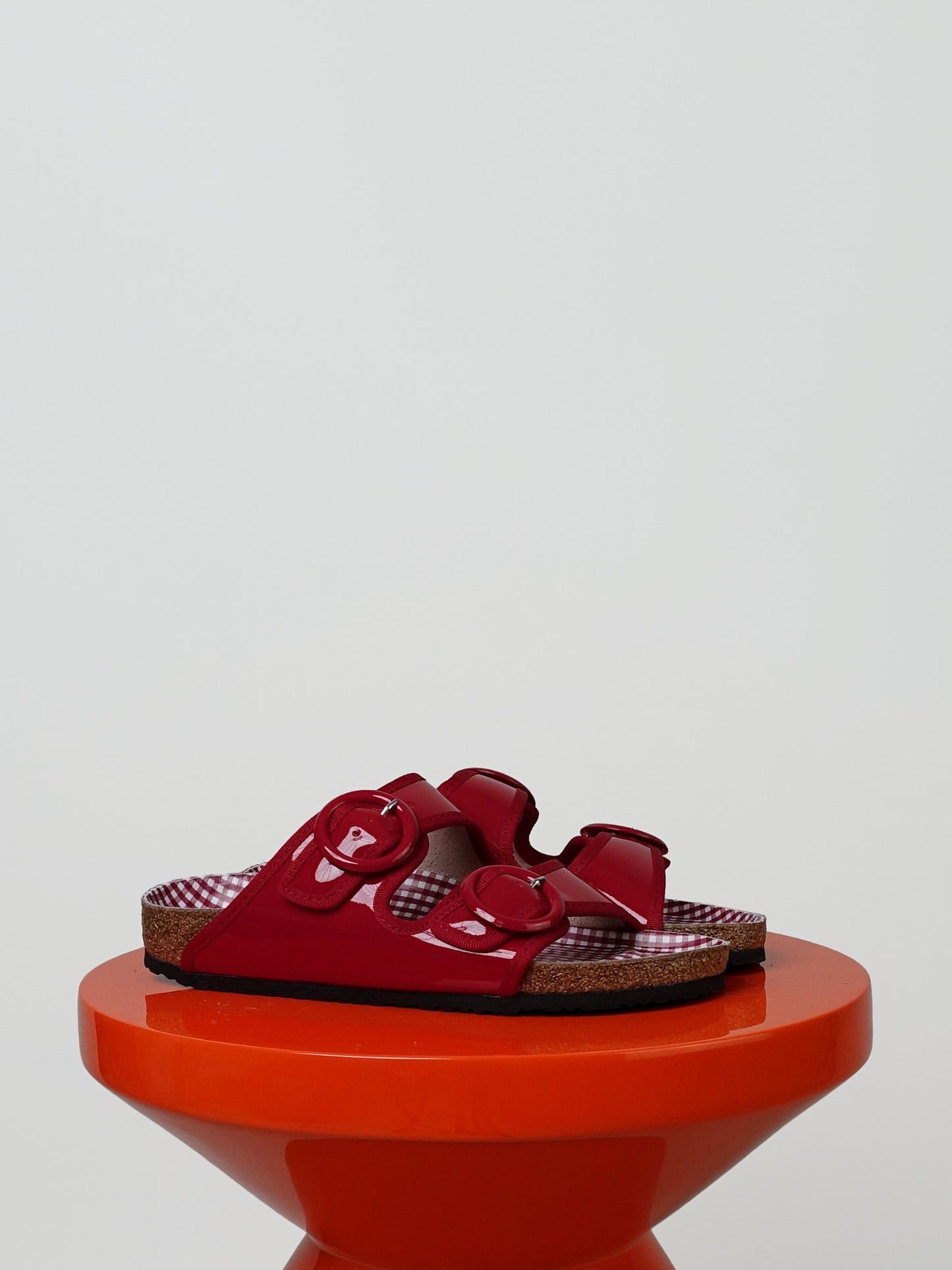ARIZONA ROUND BUCKLE NL PATENT FLAME RED
