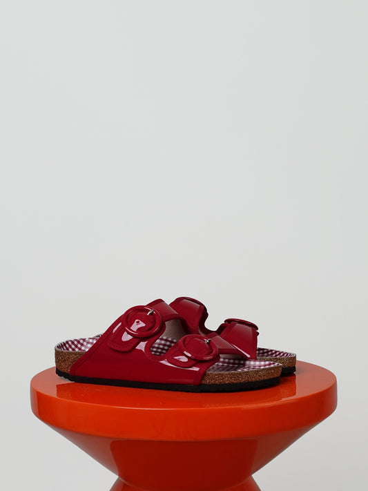 ARIZONA ROUND BUCKLE NL PATENT FLAME RED