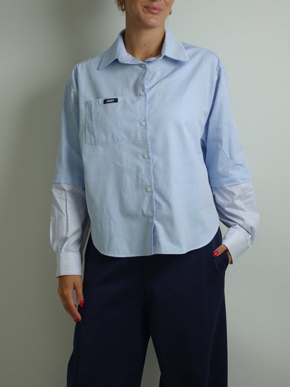 SHARON LIGHT BLUE STRIPE