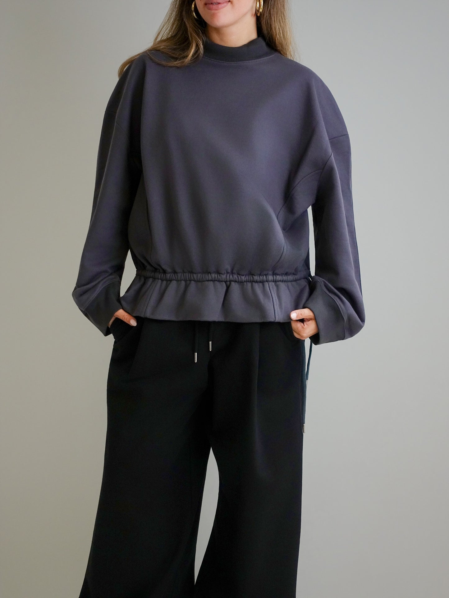 HALLYTA SWEATER DARK GREY