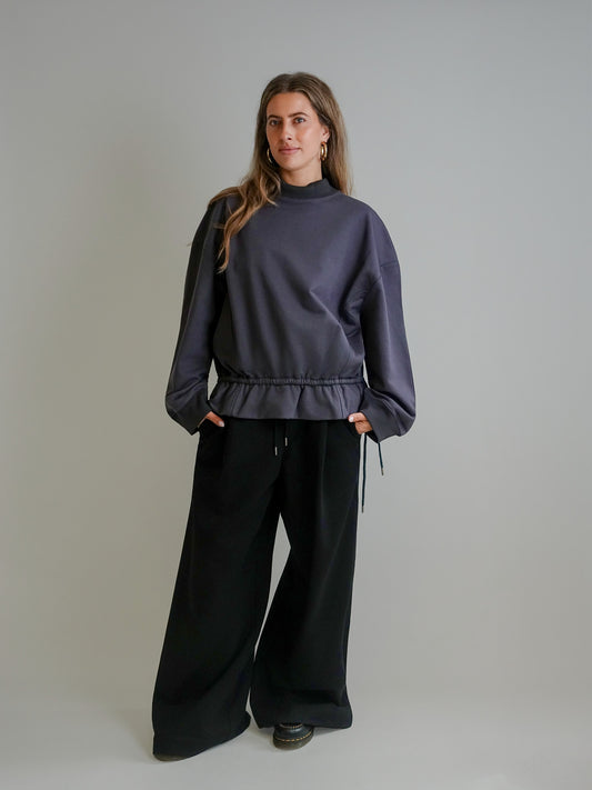 HALLYTA SWEATER DARK GREY