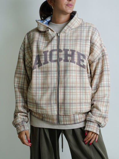 REVERSIBLE PICKNICK ZIP UP HOODIE MULTI