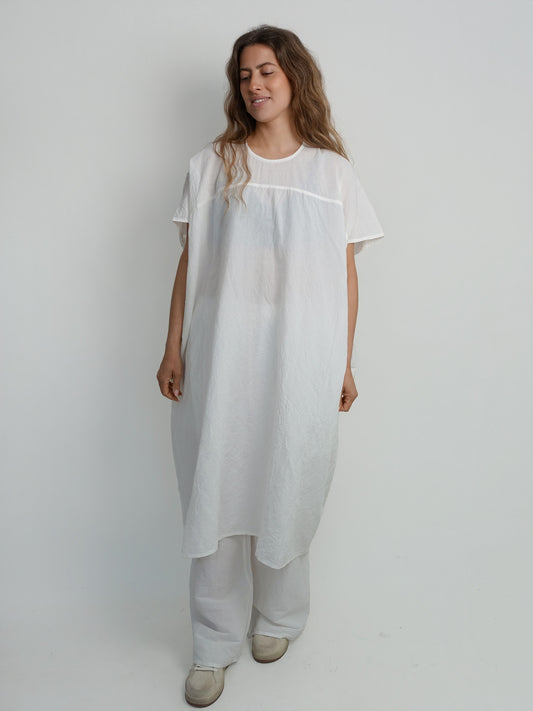 DAIKI OVERSIZED DRESS OFF-WHITE