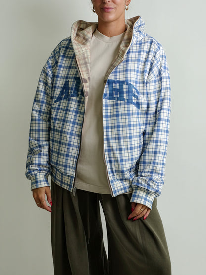 REVERSIBLE PICKNICK ZIP UP HOODIE MULTI