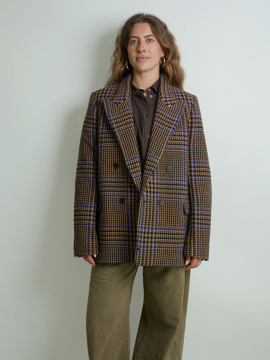 FITTED DOUBLEBREASTED BLAZER SAND BEIGE