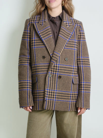 FITTED DOUBLEBREASTED BLAZER SAND BEIGE