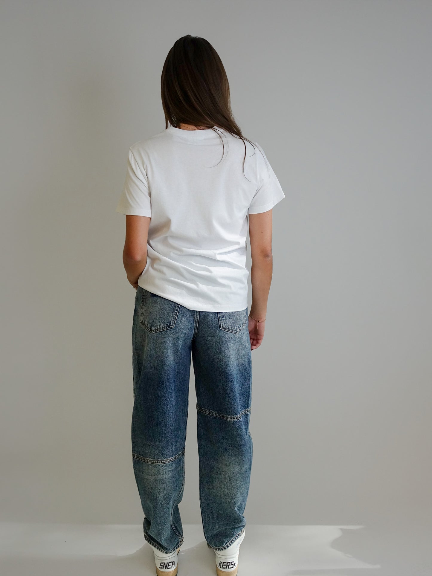 BASIC JERSEY DUCKIE RELAXED T-SHIRT BRIGHT WHITE