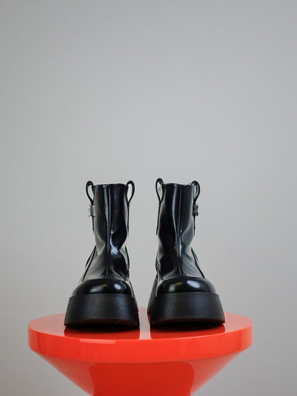 KAT LOW BOOT BOX OLEATEX BLACK