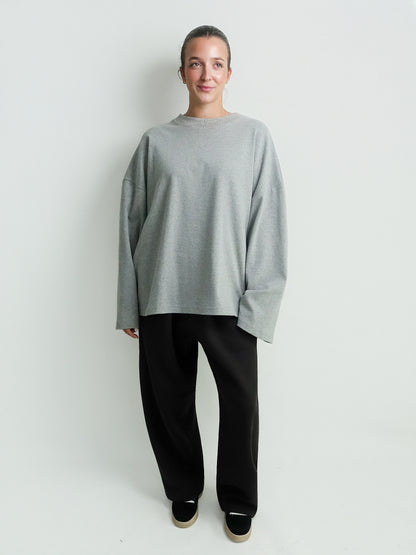 TEO CLASSIC SWEATER LONG SLEEVES GREY