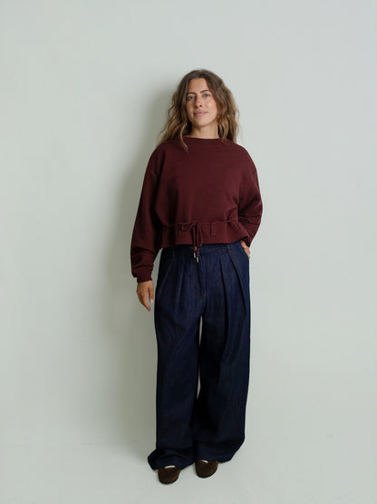 HASERFIELA 4612 BURGUNDY MELANGE