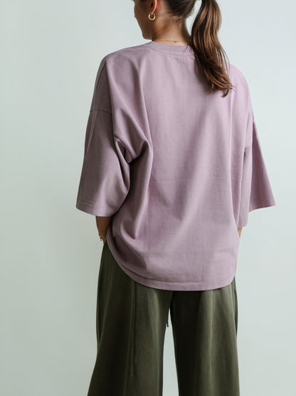 BEN T-SHIRT DUSTY LILAC