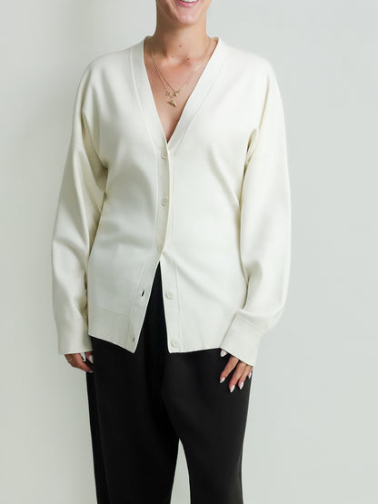 HOURGLASS CARDIGAN CALICO WHITE