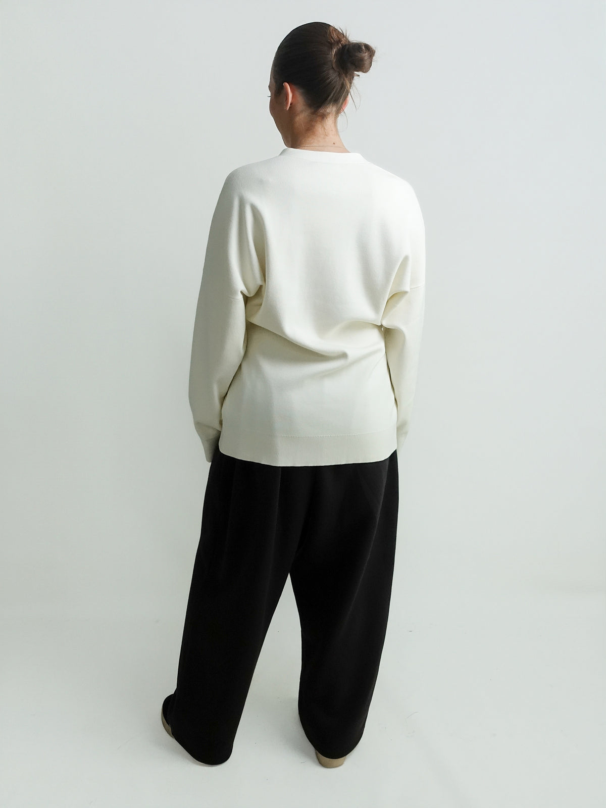 HOURGLASS CARDIGAN CALICO WHITE