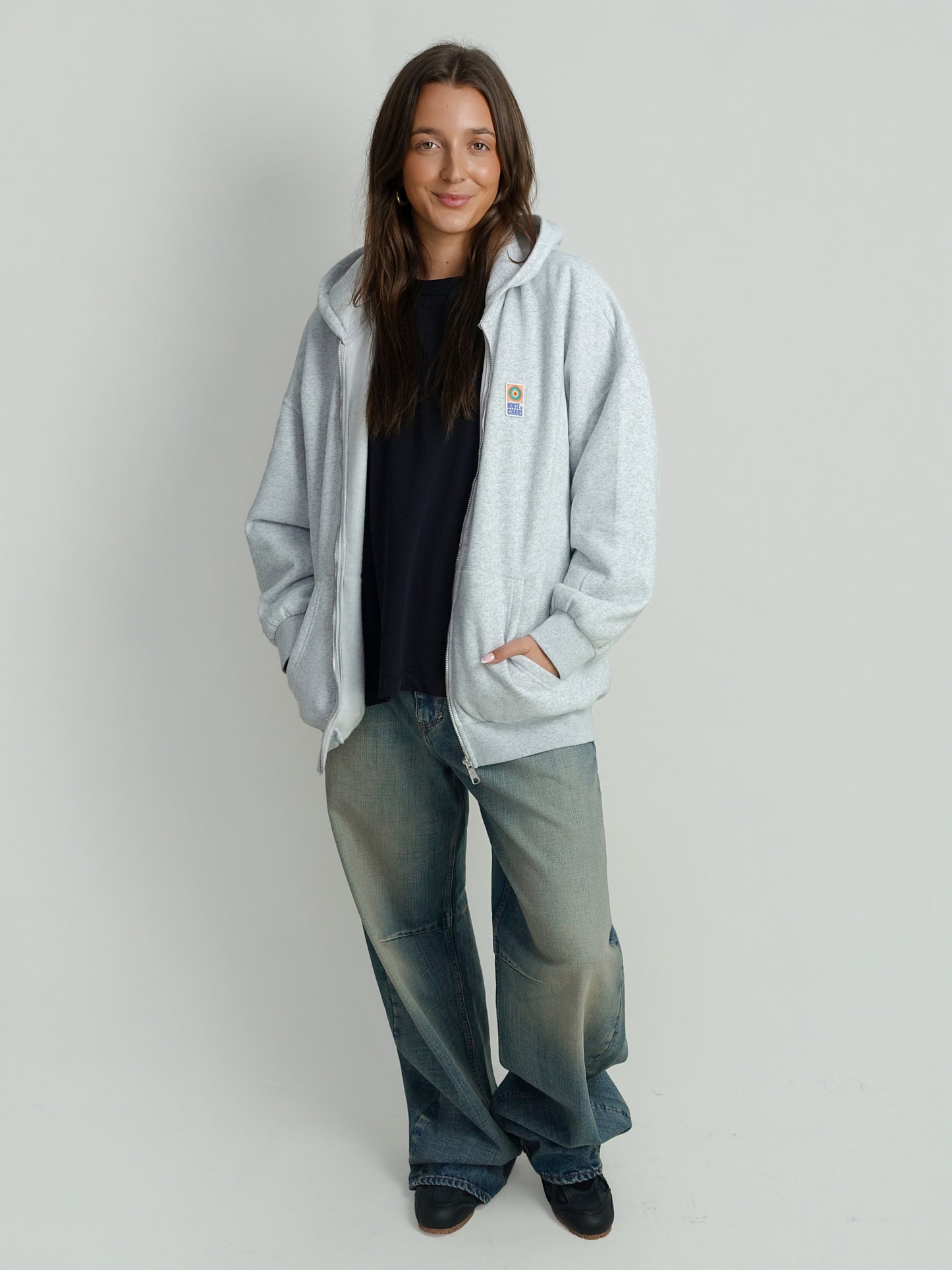 BAPTOWN HOODIE HEATHER GREY GRISCH