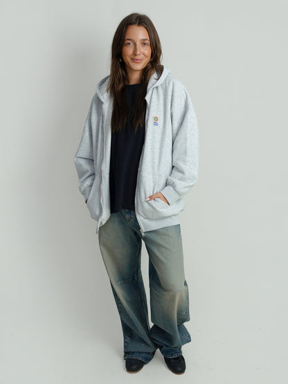 BAPTOWN HOODIE HEATHER GREY GRISCH