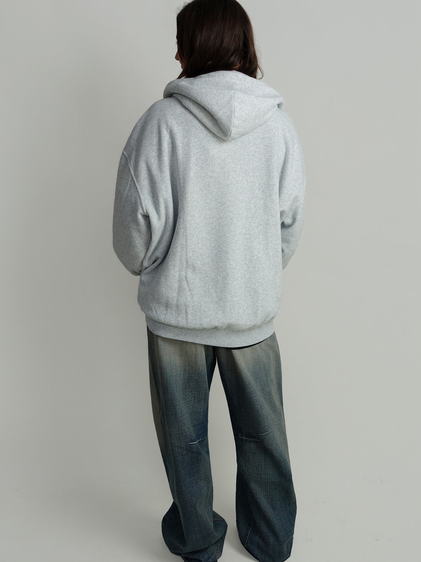 BAPTOWN HOODIE HEATHER GREY GRISCH
