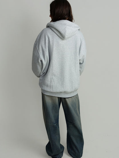 BAPTOWN HOODIE HEATHER GREY GRISCH