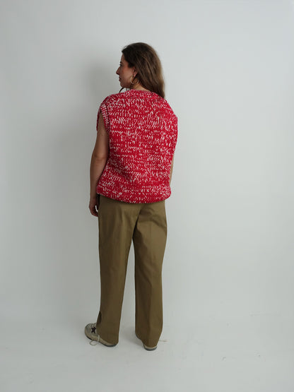 Tourney 3738 WKSweater Red