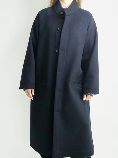 C COAT NAVY LODEN