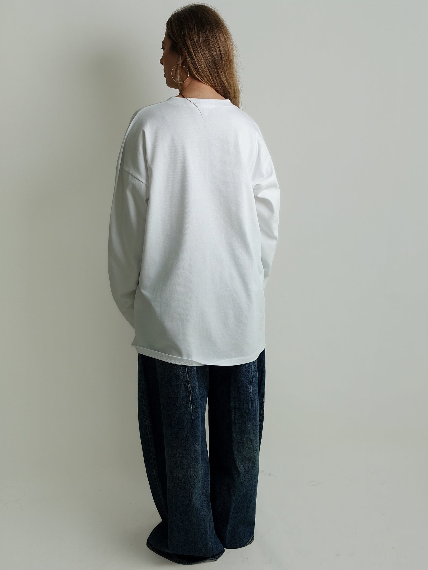 BOY XL LONGSLEEVE WHITE JERSEY