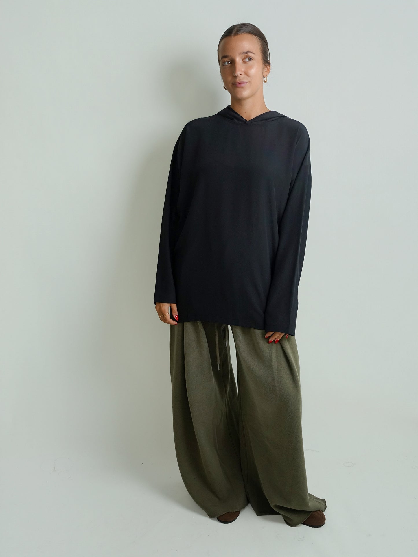BOY XL HOODIE BLACK SILK