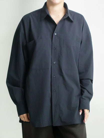 BEY POPLIN SHIRT DK NAVY