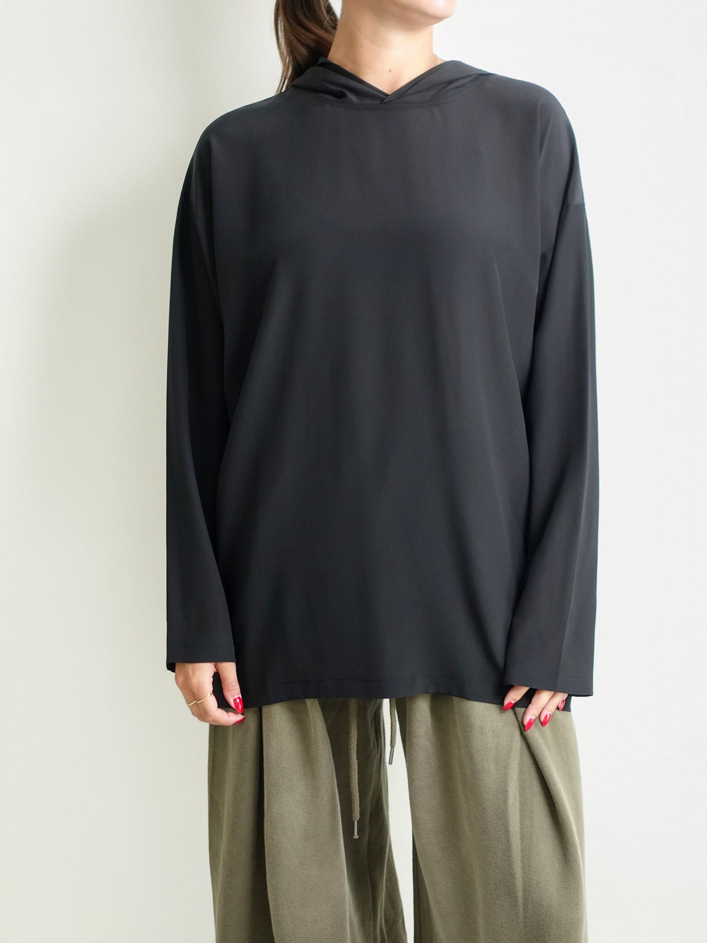 BOY XL HOODIE BLACK SILK