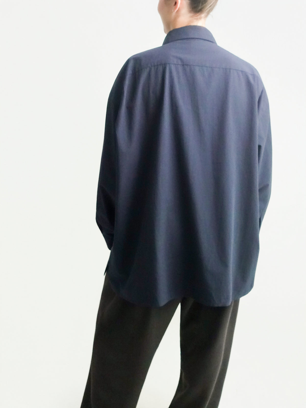 BEY POPLIN SHIRT DK NAVY